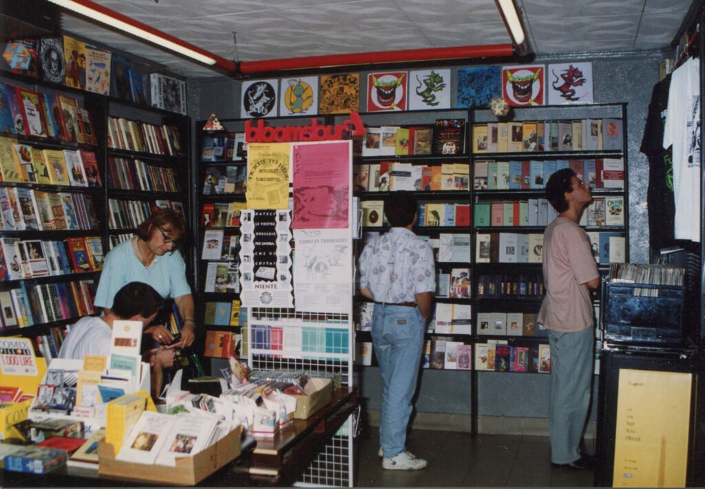 L'interno della libreria.1993